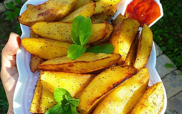 تصویر 3 از قیمت خرید سیب زمینی نیمه آماده تنوری با فروش عمده